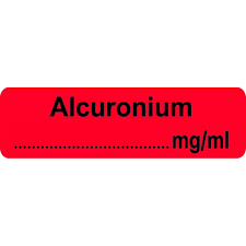 ALCURONIUM CLORID Thuốc phong bế thần kinh cơ (2)