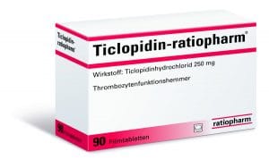 TICLOPIDIN Thuốc kháng tiểu cầu