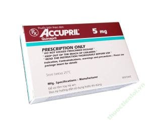 ACCUPRIL thuốc gì Công dụng và giá thuốc ACCUPRIL (1)